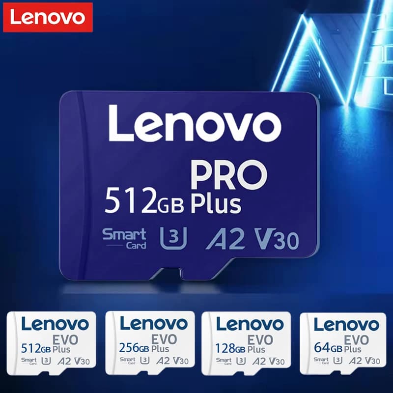 2026 NEW Lenovo High Speed Memory Card 128GB Micro SD Card A2 U3 Mini SD Card V30 C10 Flash Card For GoPro Action Camera