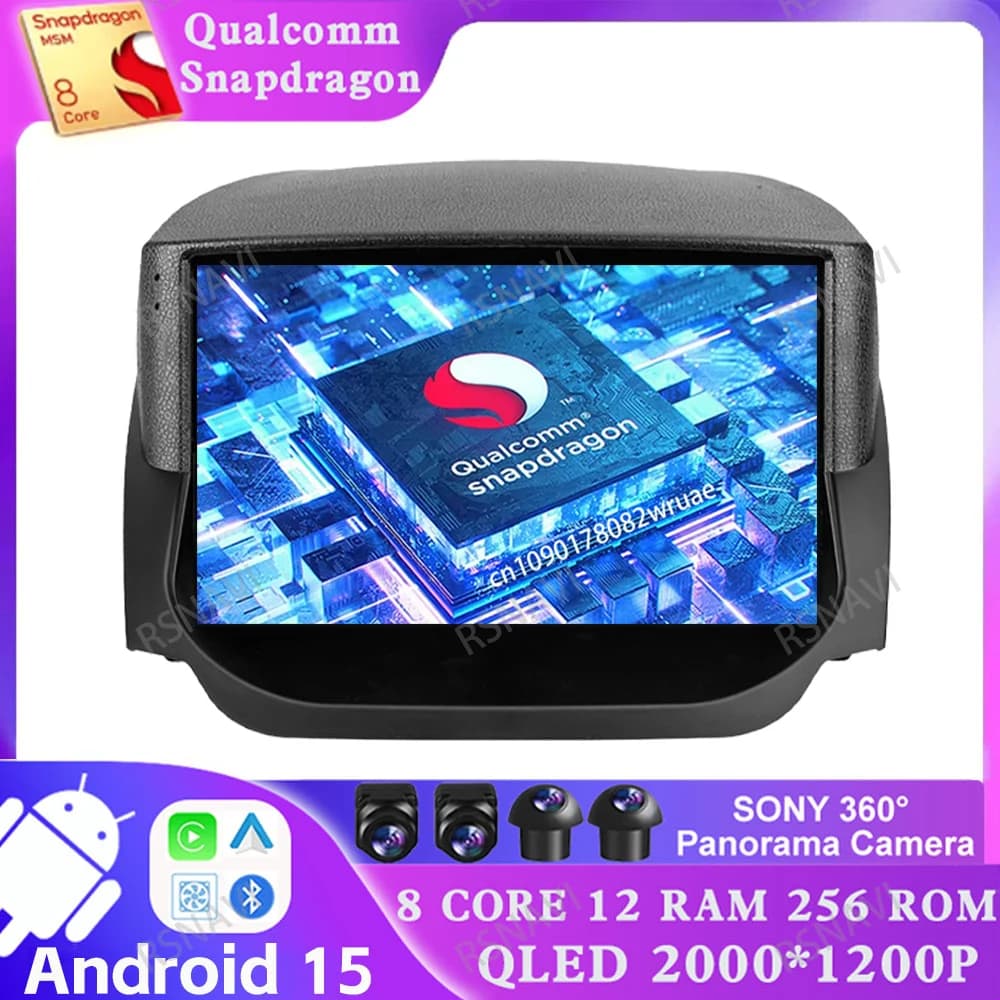 Android 15 Autoradio Per Ford Ecosport 2013 2014 2015 2016 2017 Lababa BT Navigazione Tesla Modello Y Junwiper Qualcomm Passat B8