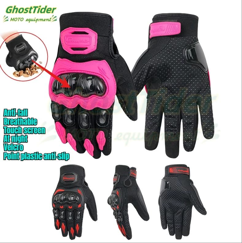 Guanti da donna protettivi traspiranti antiscivolo touch screen moto equitazione ciclismo guida all'aperto escursionismo caccia guanti sportivi
