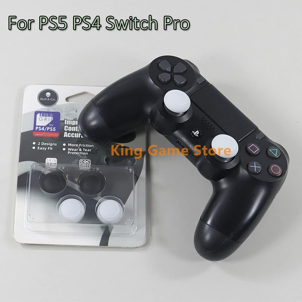 5set Skull Rocker Joystick Caps per PS5 PS4 Joycon pulsante antiscivolo Cap per Nintendo Switch Pro accessori per Console di gioco