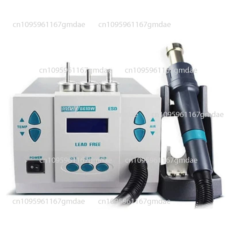 Pistola termica per microcomputer originale da 1000 W Stazione di rilavorazione QUICK 861DW 220 V/110 V per telefoni cellulari Saldatura ad aria calda Wannozi senza piombo