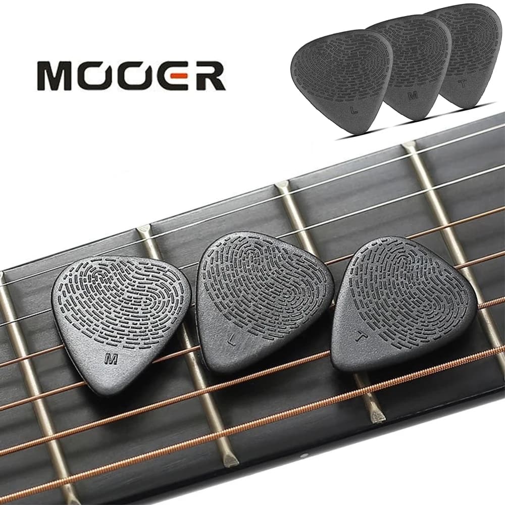 10Pcs Guitar Picks 0.7mm/1.37mm Black Anti-slip Guitar Paddle Electric Guitar Speed Strumming for Guitar/Bass Accessories