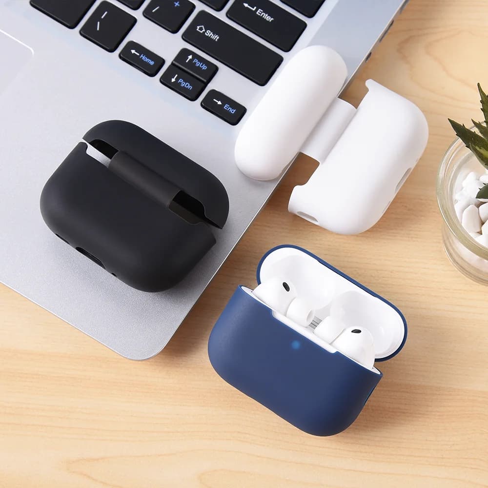 Custodia in silicone ultra sottile per Apple AirPods Pro 3, cover protettiva per auricolari wireless Bluetooth AirPods Pro 3