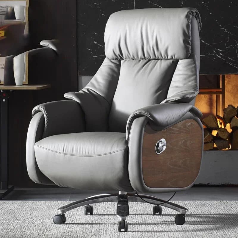 Poltrone Sedia reclinabile Sedie da soggiorno Mobili da ufficio Ruote Camera da letto Relax Chaise da gioco rotante Design Lavoro di lusso