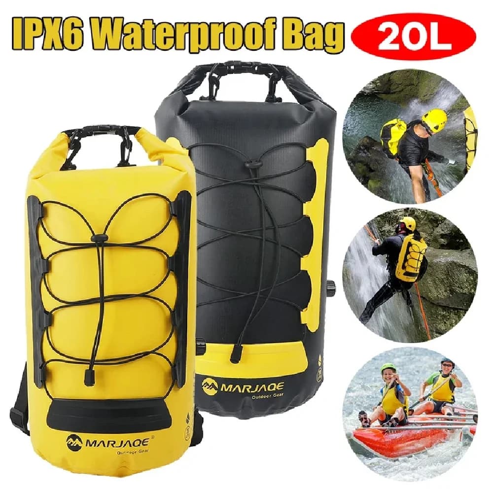 1PCS Floating Waterproof Dry Bag 20L - Lightweight Bags Backpack for Kayaking, Boating, Camping, Hiking, Paddle Boarding