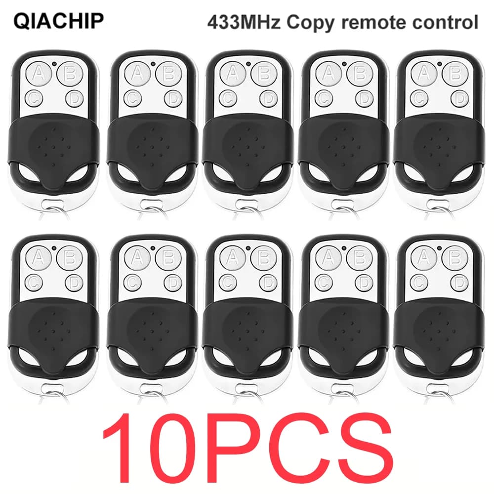 QIACHIP Universal 433.92 MHZ Wireless Clone Switch Cloning Copy 4-button Gate Garage Door Control Duplicator Remote Control Key