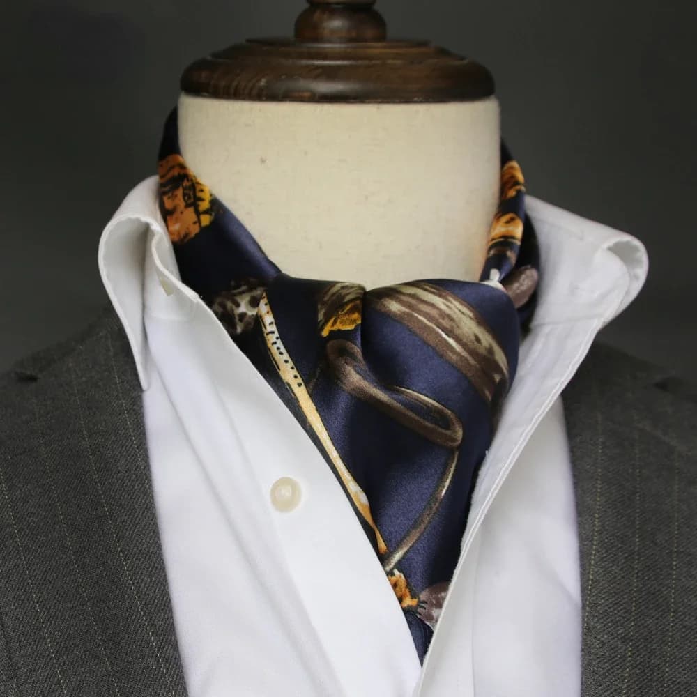 British Korean Style Men's Satin Silk Business Small Square Scarf Towel Neckerchief Spring Autumn Office