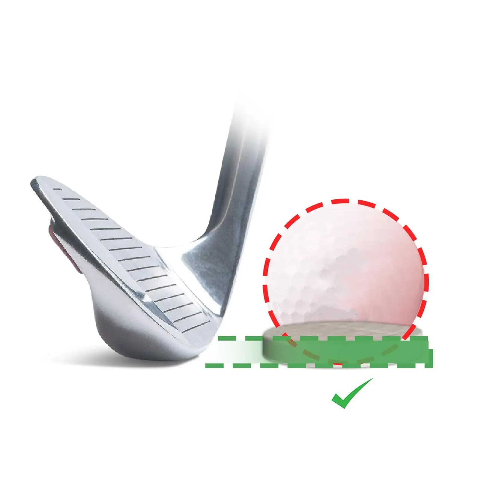 6 palline da golf per allenamento, palline piatte per swing, palline da golf premium per principianti, attrezzatura per casa, ufficio e giardino