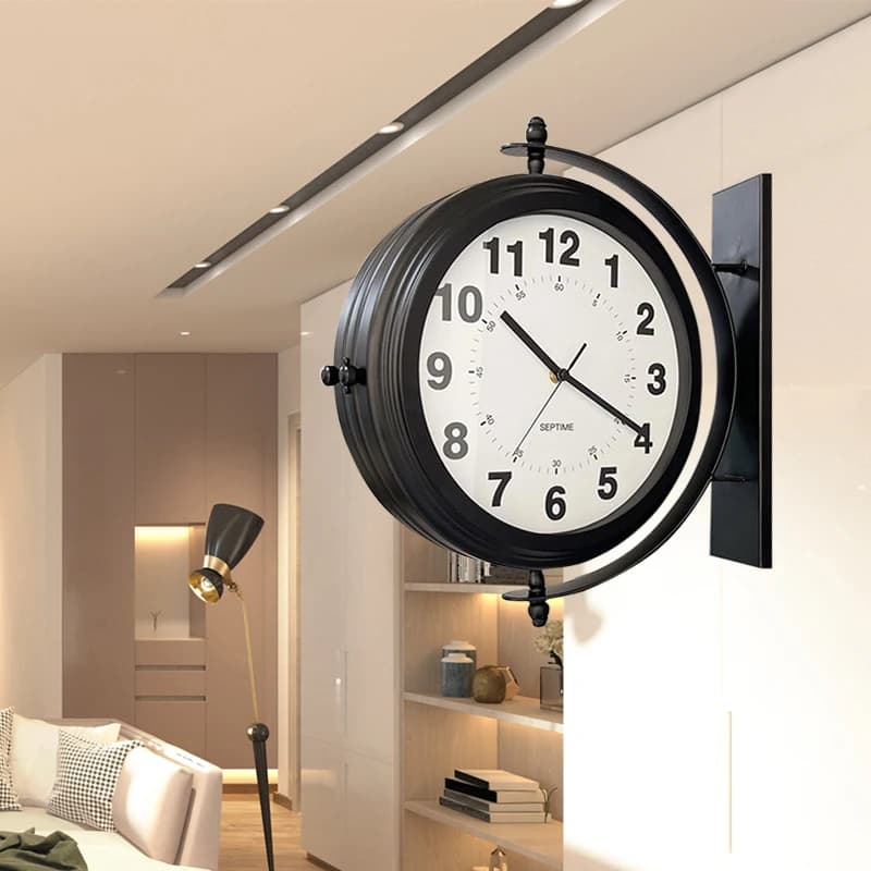 Orologio da parete moderno semplice Luce Estetica di lusso Design interno Orologio creativo da parete Soggiorno coreano Horloge Murale Decor