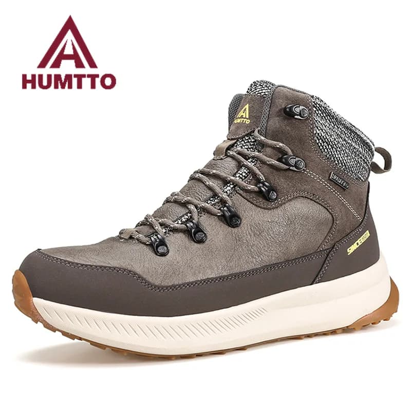 HUMTTO outdoor snow boots Men's Hiking shoes plush cotton trekking women warm waterproof climbing cold resistant ski sneakers