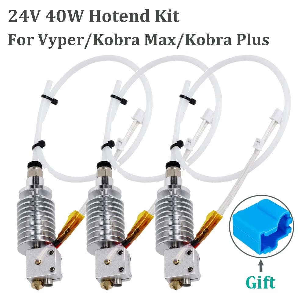 Stampante 3D 24V 40W Hotend per Anycubic Vyper Kobra Max Kobra Plus V5 parti della stampante 3D Hot End Remote Bowden a lunga distanza J-Head