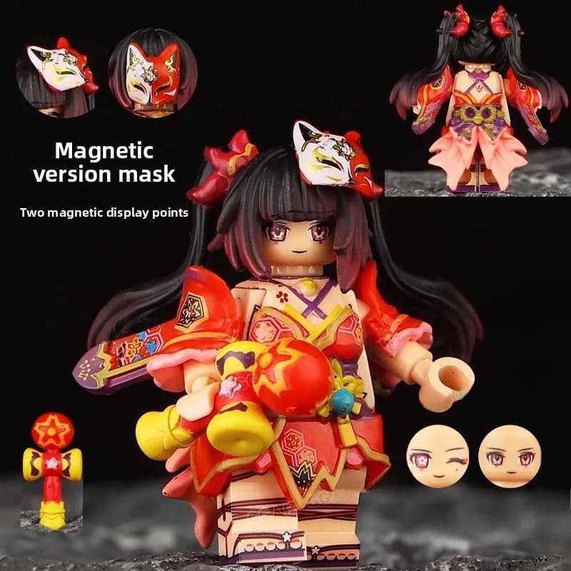 Giocattolo di Assemblaggio Quantum Third Par Star, Maschera Blos, Puzzle del Mazzo di Carte, Giocattoli da Costruzione a Tema Fuochi d'Artificio per Bambini e Adulti, Materiale ABS