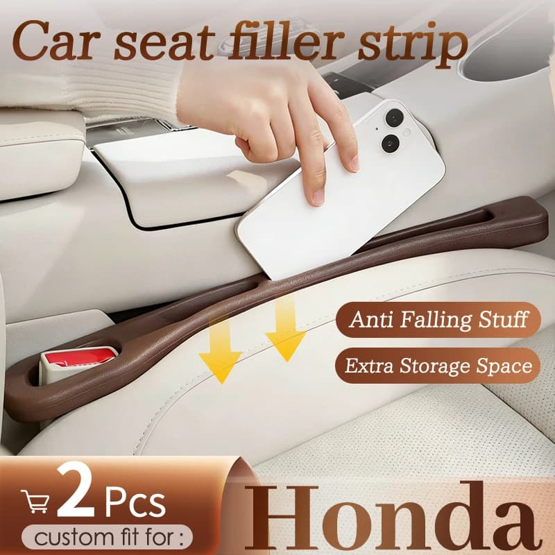 Striscia impermeabile per sedili auto Honda, strisce organizer per riporre oggetti tra i sedili, un paio per sedili, accessori interni pratici