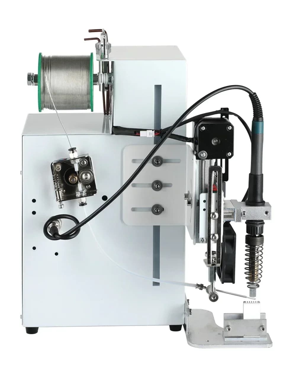 Saldatrice a filo Interruttore semiautomatico con spina aeronautica Striscia luminosa Circuito Perline luminose Pedale testa saldatore