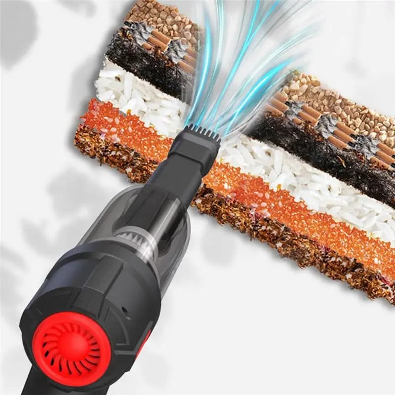 newA10R 9000Pa Wireless Car Vacuum Cleaner Cordless Handheld Auto Vacuum Home & Car Dual Use Mini Vacuum Cleaner -White