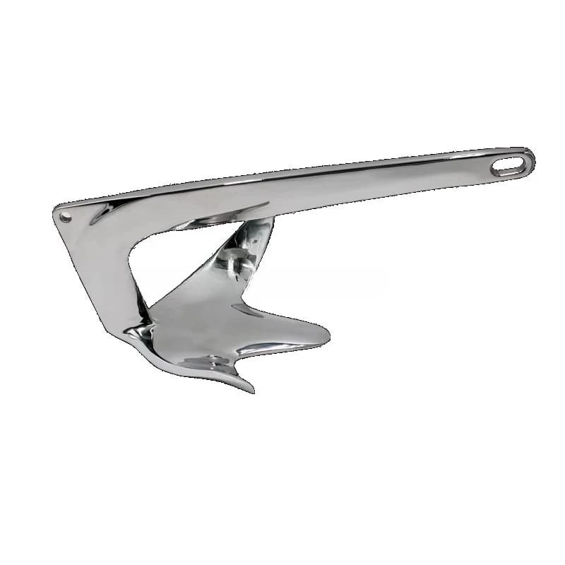 316 Stainless Steel Anchor for Marine Boat & Kayak 7.5kg with Polishing Accessory