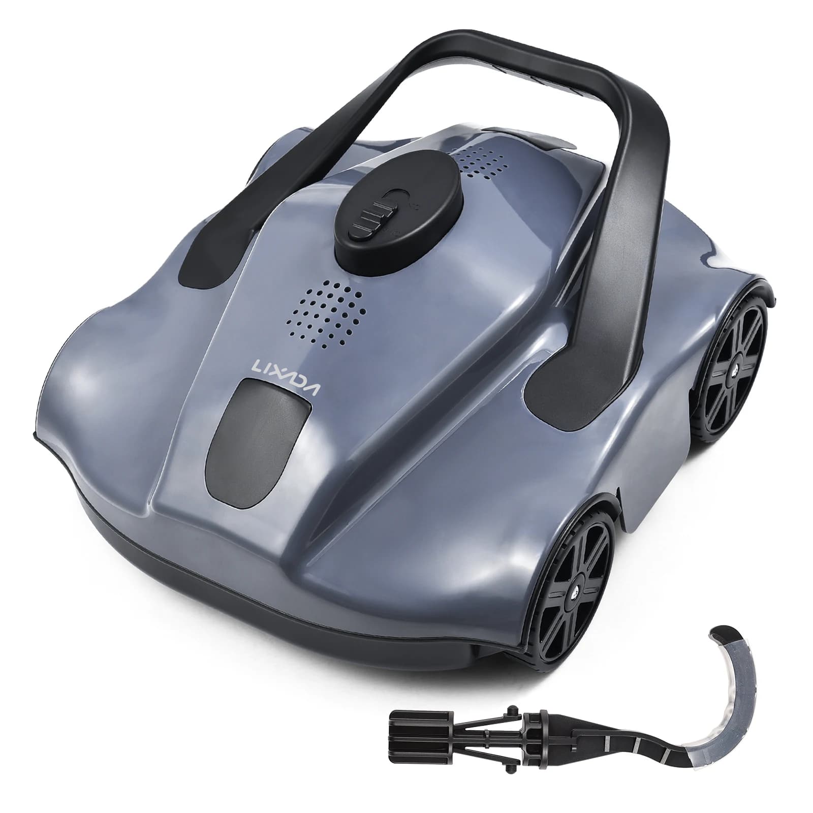 Robot Pulitore Automatico per Piscine Senza Fili, Aspiratore Robotico per Piscine Interrate e Piane