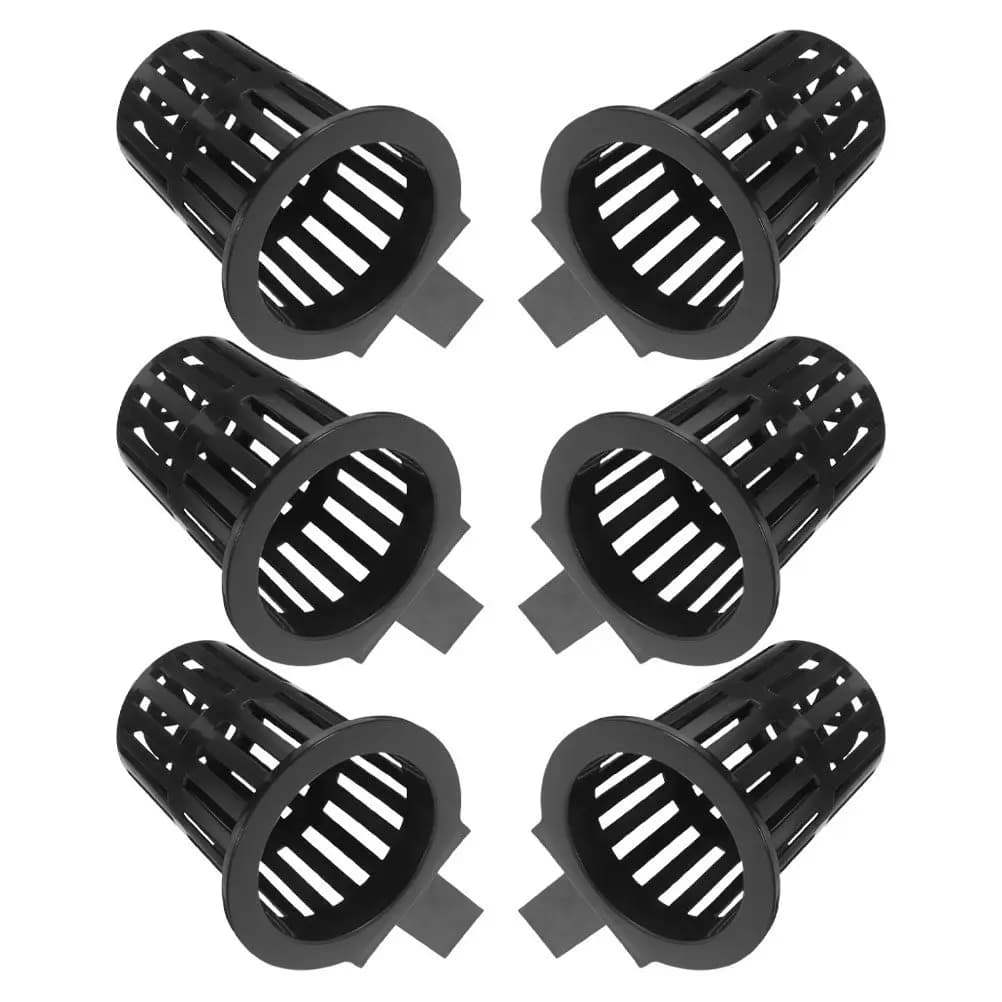 Set di 6 Cestini Idroponici da Appendere, Portapiante per Acquario, Supporto per Giardino Verticale, Vaso a Rete per Piante