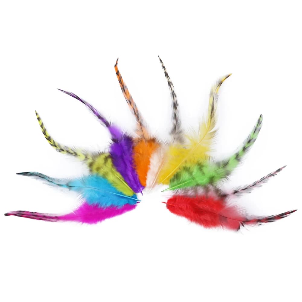 100PCS Natural 8-13cm Rooster Pheasant Feathers for DIY Crafts Dream Catcher Jewelry Making Party Decoration Costume Accessories