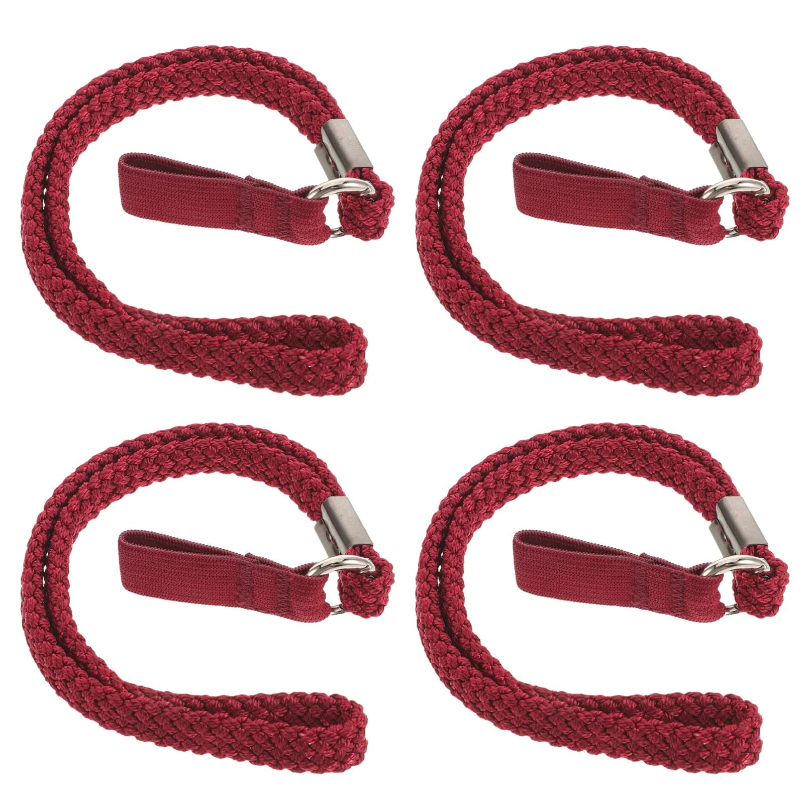 Set di 4 Cinturini da Polso per Bastone da Passeggio, Comoda Fascia in Nylon Antiscivolo per Bastoni da Trekking e Uso Outdoor