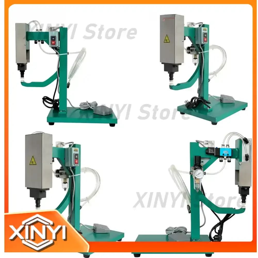 XD-138 Zipper Buckle Punching Machine for Bags Belts Clothes Shoes Albums Rugs Carpets Dress