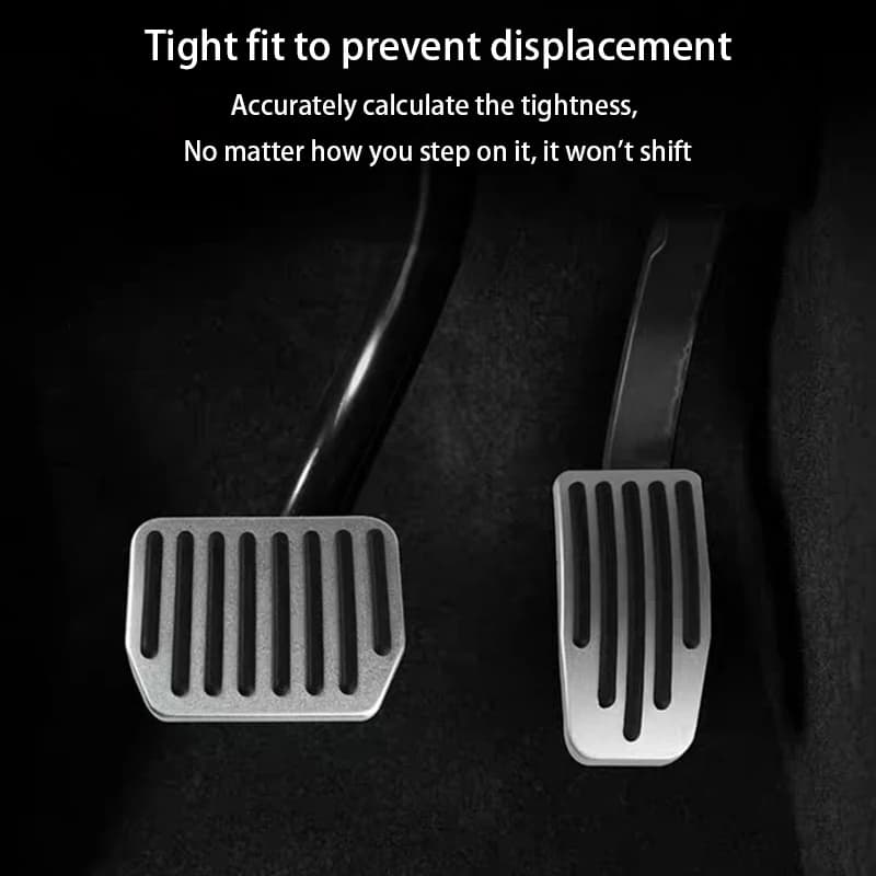 For Tesla Model Y Juniper 2025 Upgrade Foot Pedal Pads Non-slip Accelerator Brake Rest Performance Aluminum Mats Accessories