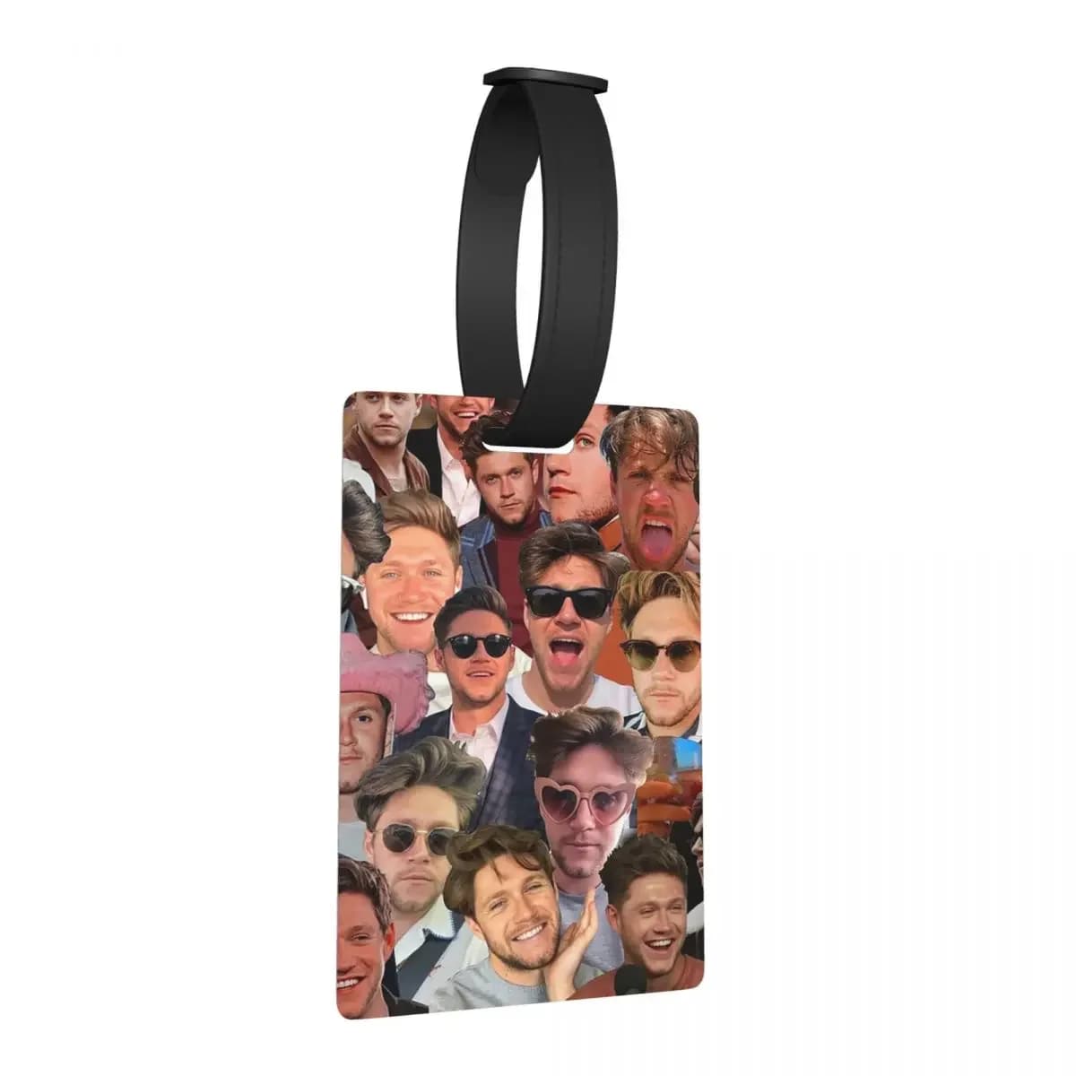 NiallHoran Collage di foto Etichette per bagagli Accessori per valigie Moda da viaggio Etichetta per imbarco per bagagli Porta etichette ID Nome Indirizzo