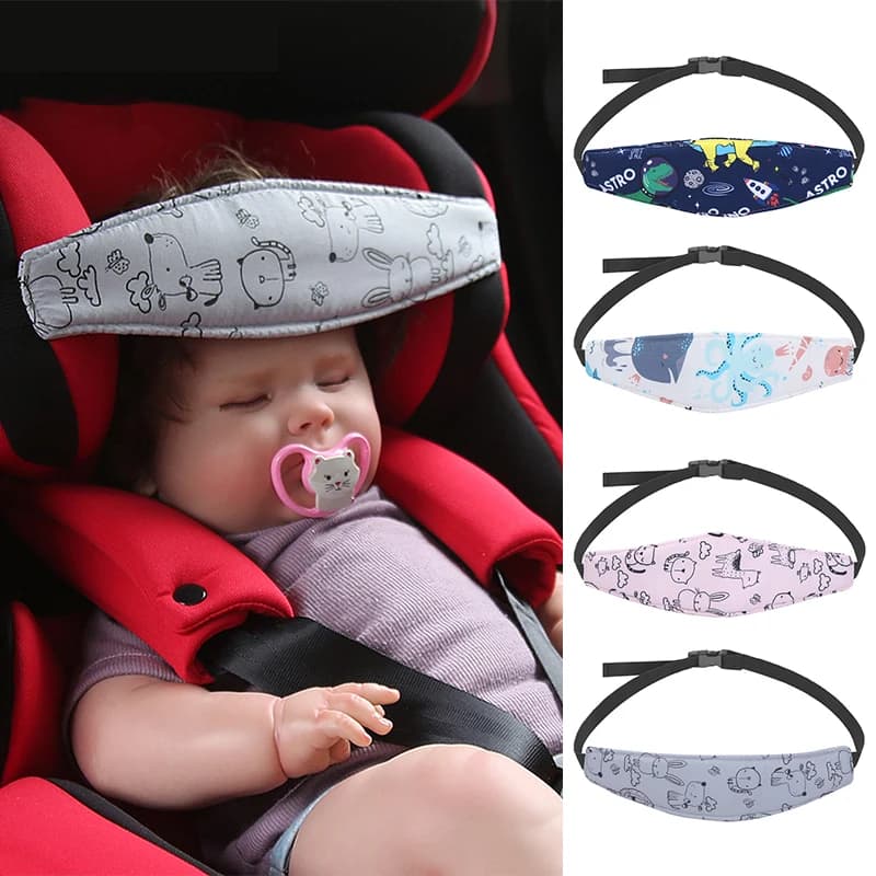 Box Posizionatore per il sonno Supporto per la testa Seggiolino auto per bambini Passeggino per bambini Cintura di fissaggio Cuscino di sicurezza per bambini regolabile per ragazza ragazzo