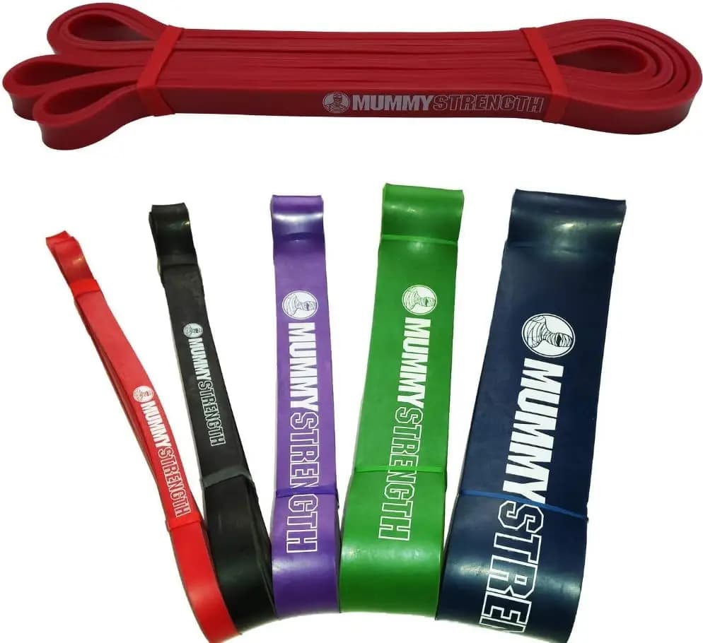 Fasce di resistenza per uomini e donne. La migliore fascia elastica per esercizi Pull Up e Powerlifting. Funziona con qualsiasi barra per trazioni