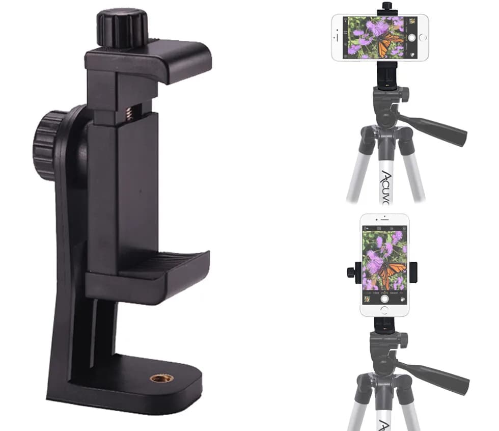 Supporto adattatore per treppiede per telefono cellulare Supporto universale per smartphone per iPhone Samsung