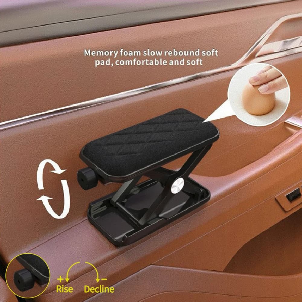 Cuscino Poggiabraccio Auto Antifatica per Guida Sinistra - Supporto Gomito e Protezione Braccio per Conducente