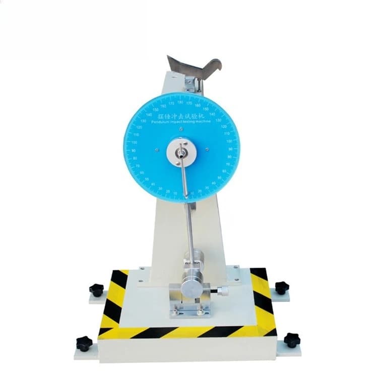 Macchina per prove impatto a pendolo Macchina per prove di resistenza agli urti in plastica Ceramica