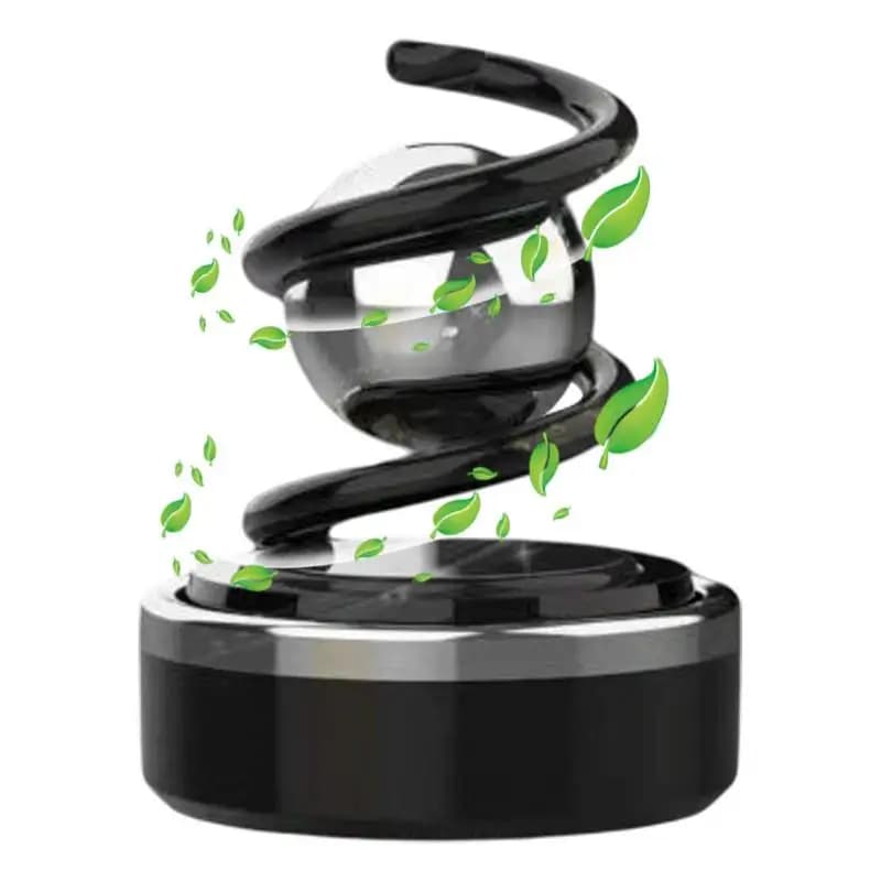 Aromatherapy diffuser rings for Auto deodorant for rotary environments perfume for dashboard Auto solar creative ornaments for Auto with spring suspension ball