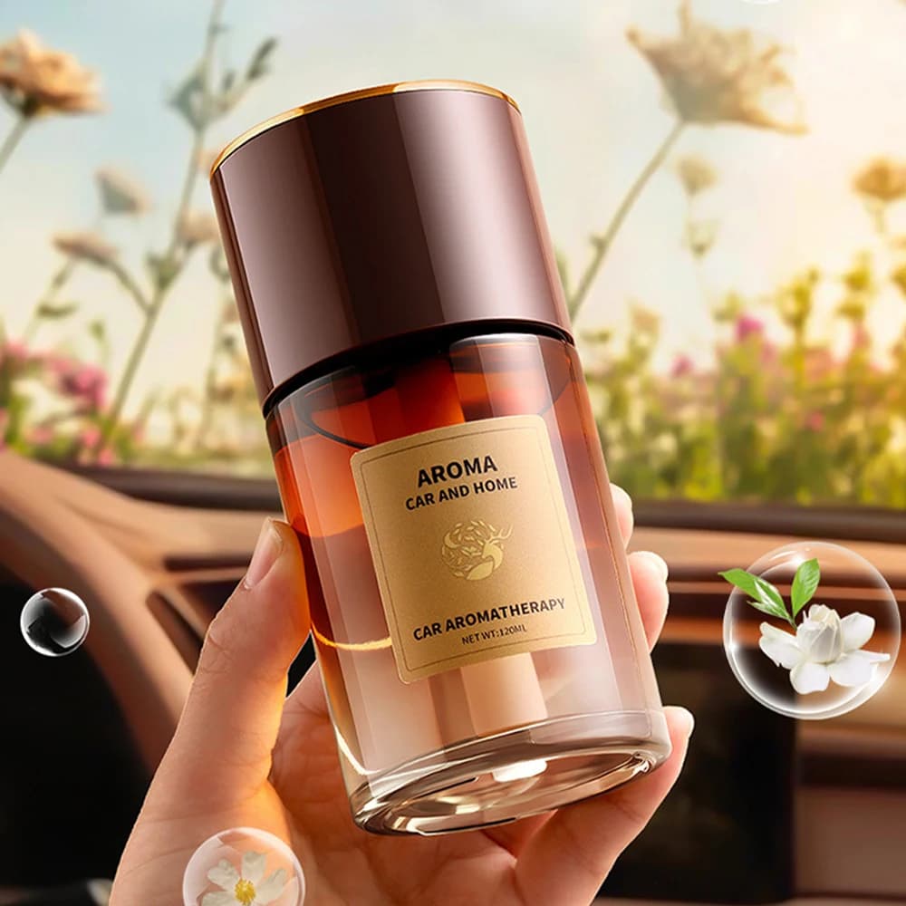 Special Offer: 120ml High Range Car Diffuser Set - Aromatherapy Glass Ornament, Auto Perfume, Deodorant for Interior Cars