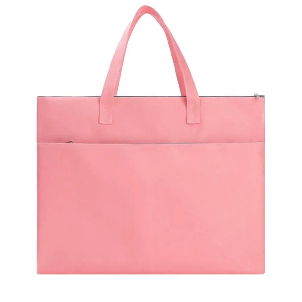 Art Portfolio Bag A3 A4 Art Folder Filing Carrying Case with Handle Waterproof Tote Bag for Poster Scrapbook Bulletin Board