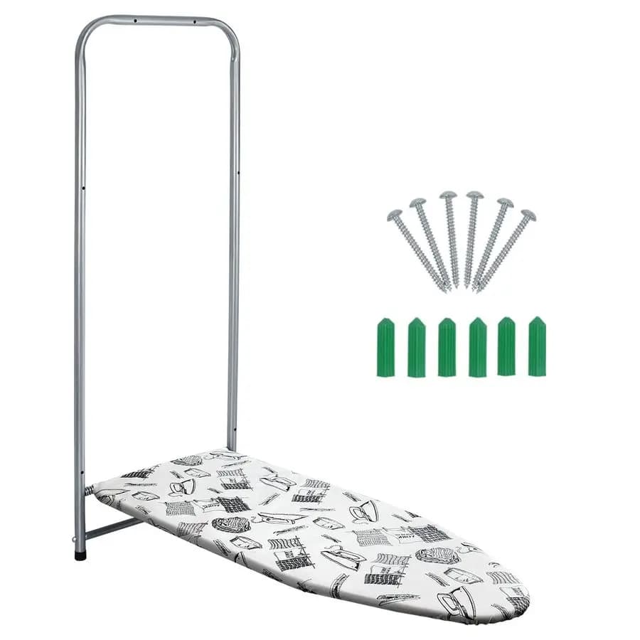 Asse da Stiro 14x38 da Parete e da Porta con Copertura Resistente al Calore
