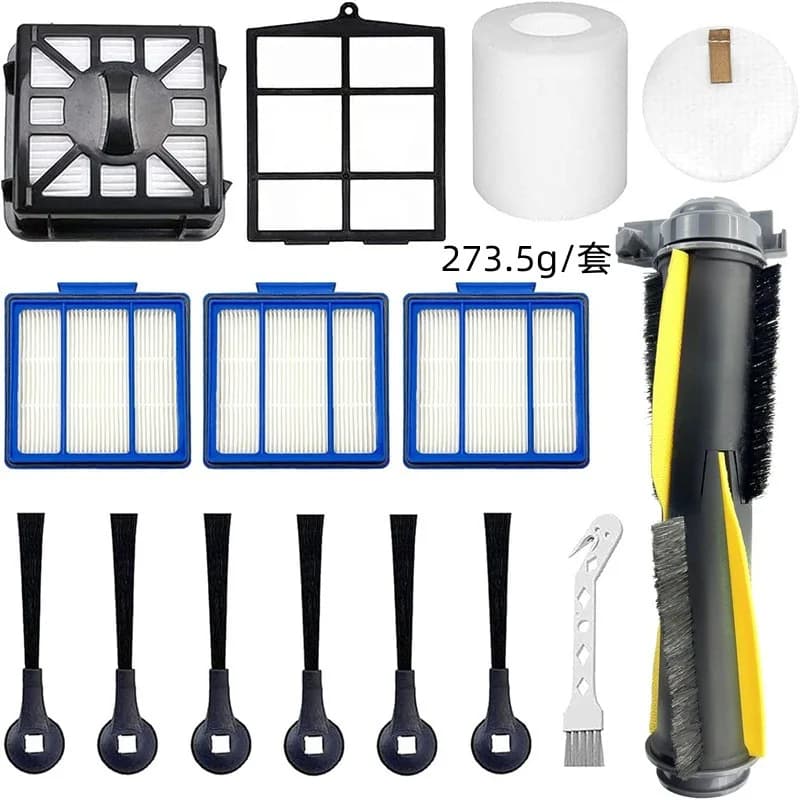 Kit di accessori di ricambio per aspirapolvere robot Shark IQ RV1001AE RV2001AE, set di spazzole, filtri, sacchetti per la polvere e panni per la pulizia