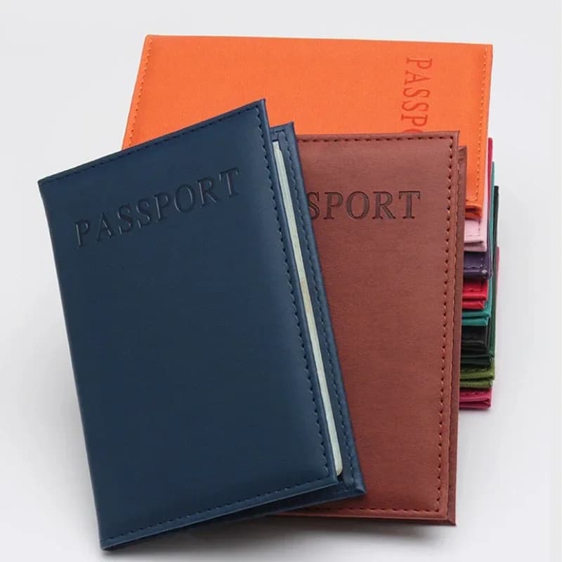 1 PC Fashion New PU Custodia per passaporto da donna Modelli di coppia Custodia per passaporto da viaggio per ragazze Custodia per carte unisex Portafoglio porta carte da uomo
