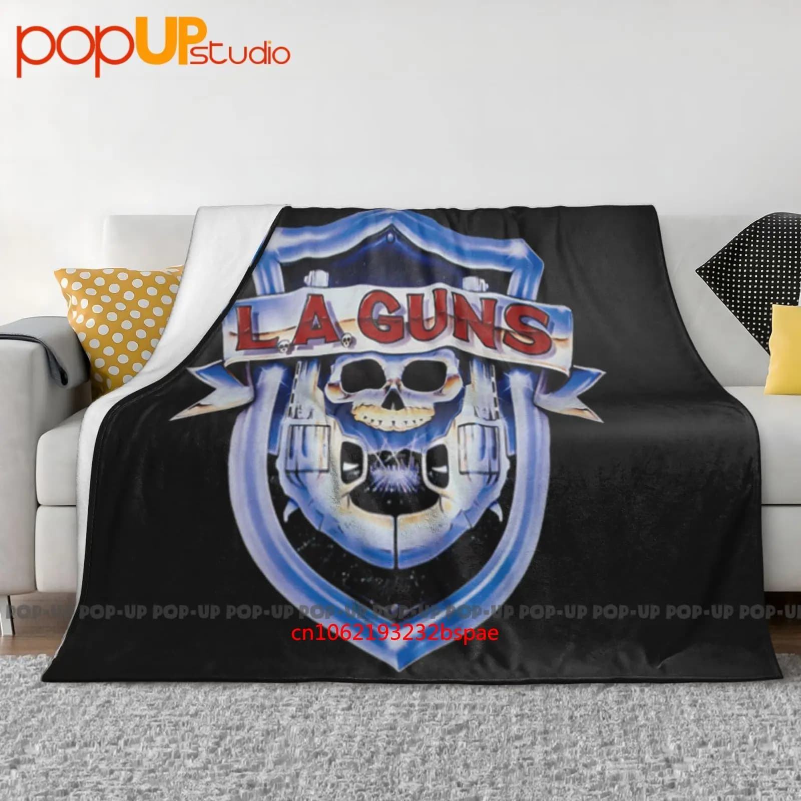 Copridivano invernale con coperta ultra morbida vintage La Guns Band
