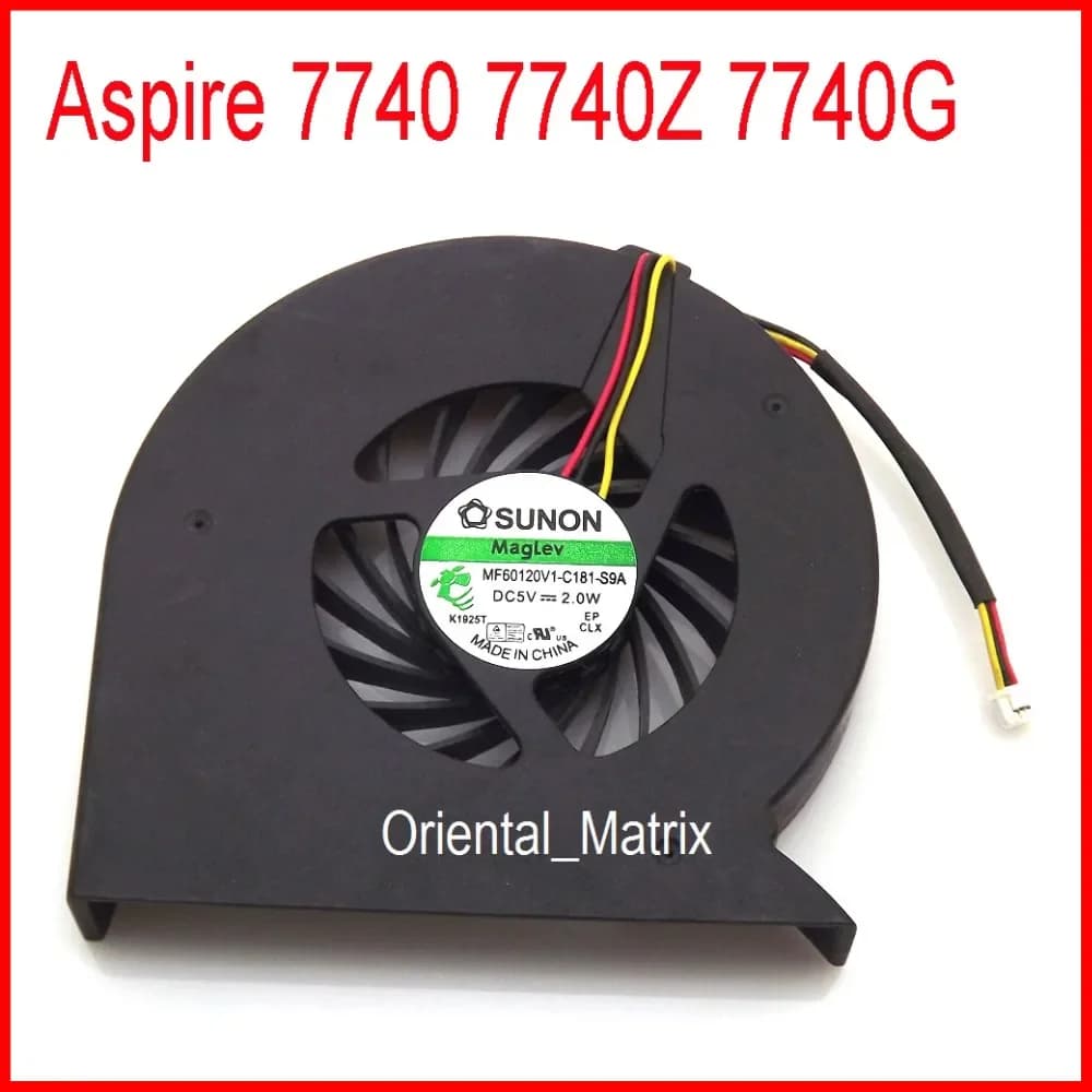 Original MF60120V1-C181-S9A DC5V 0.40A Cooler For Acer Aspire 7740 7740Z 7740G Laptop CPU Cooler Cooling Fan