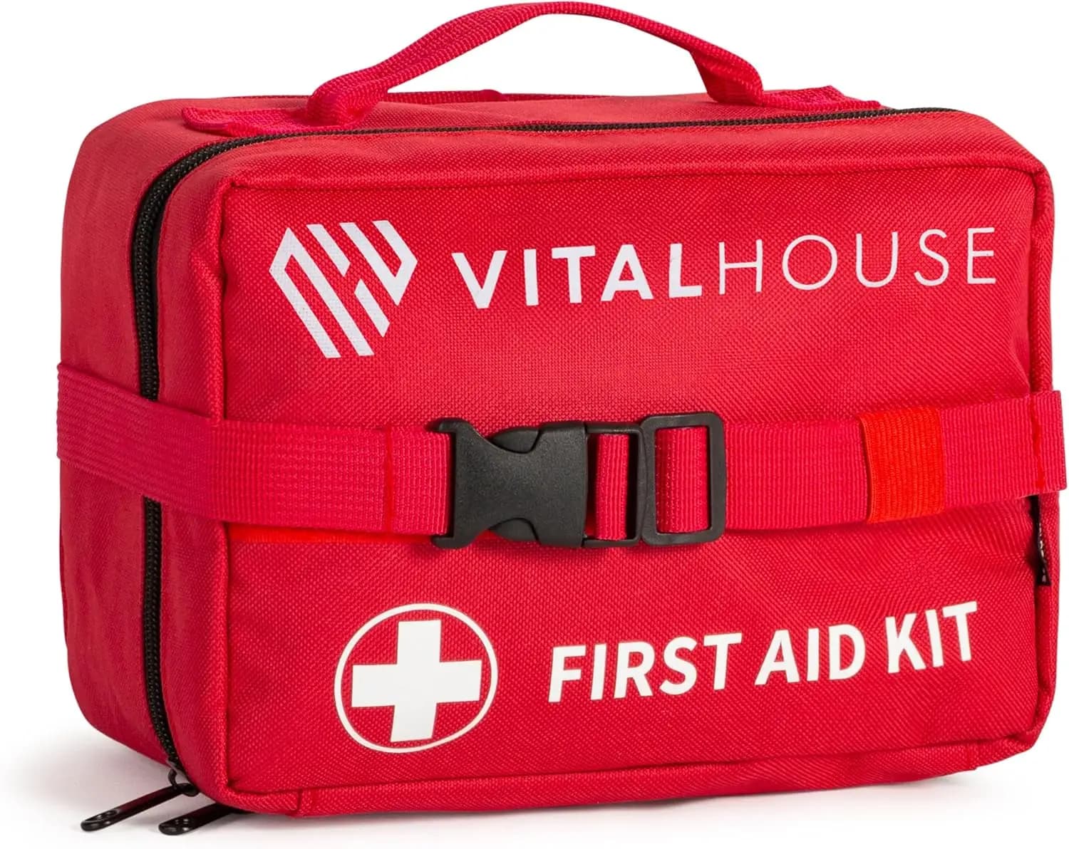 Kit di Pronto Soccorso da 346 Pezzi con Laccio Emostatico, Cerotti Steri-Strips e Borsa Impermeabile per Casa, Auto, Viaggi