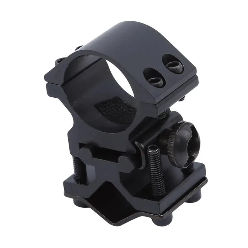All Metal Multi-Purpose Bicycle Flashlight Clip Holder Iron Tube Lamp Fixed Mount Bike Light Bracket Accessory
