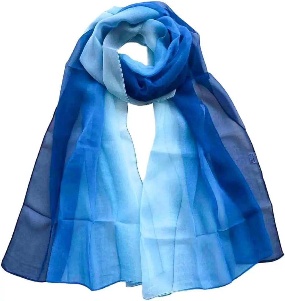 Lightweight scarves with floral print for women, sun protective shawls, fashion accessory