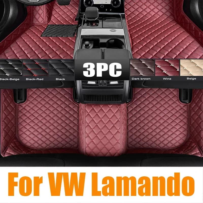 Tappetini per auto personalizzati in TPE originale per VW Lamando 2015 2016 2017 2018 2019 2020 2021 Tappeto impermeabile Accessori per interni auto