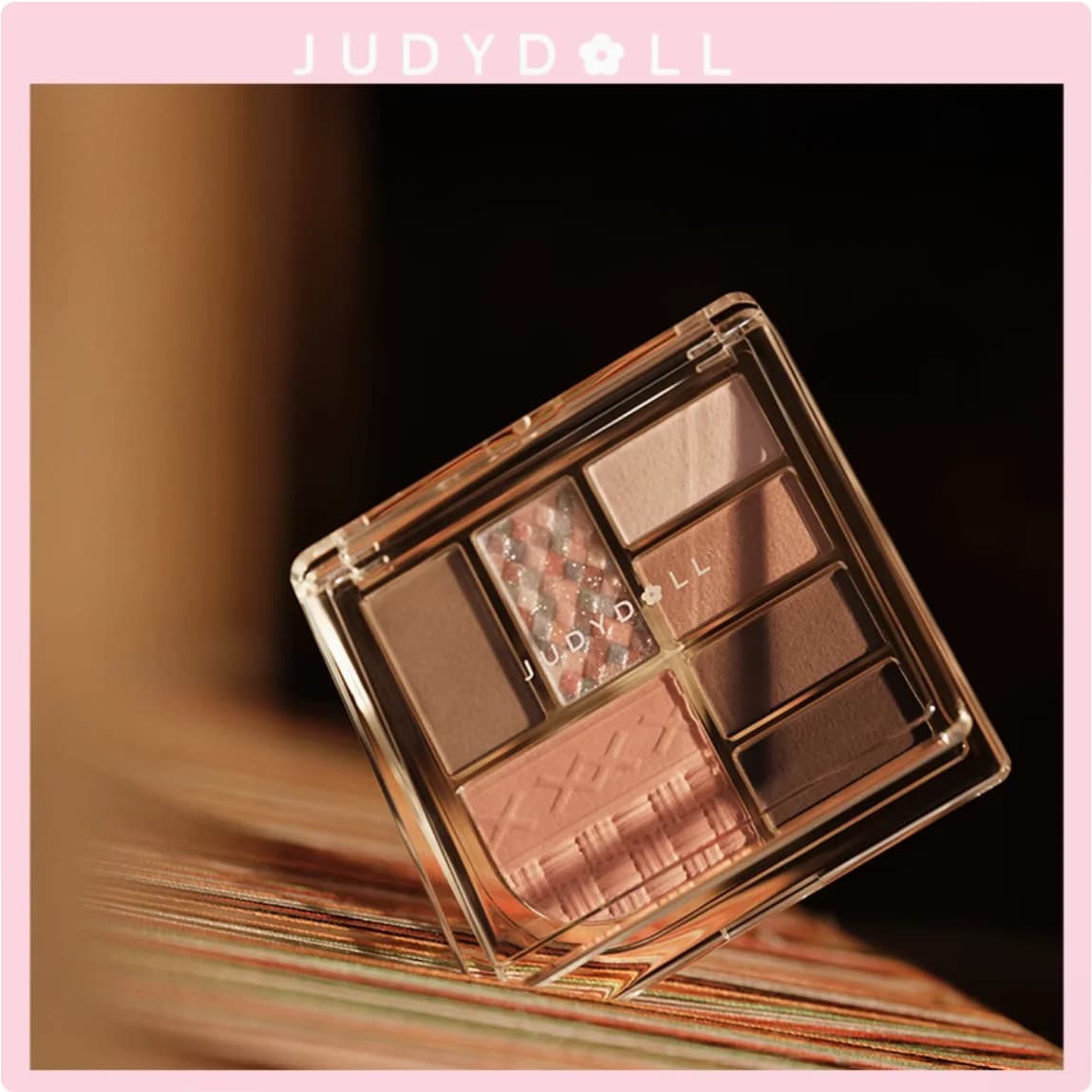 Judydoll 7 Color Palette Umbrella Evidenzia powder Eyes Long-Term Palette Smoked daily Matte Shimmer Cosmetics for makeup