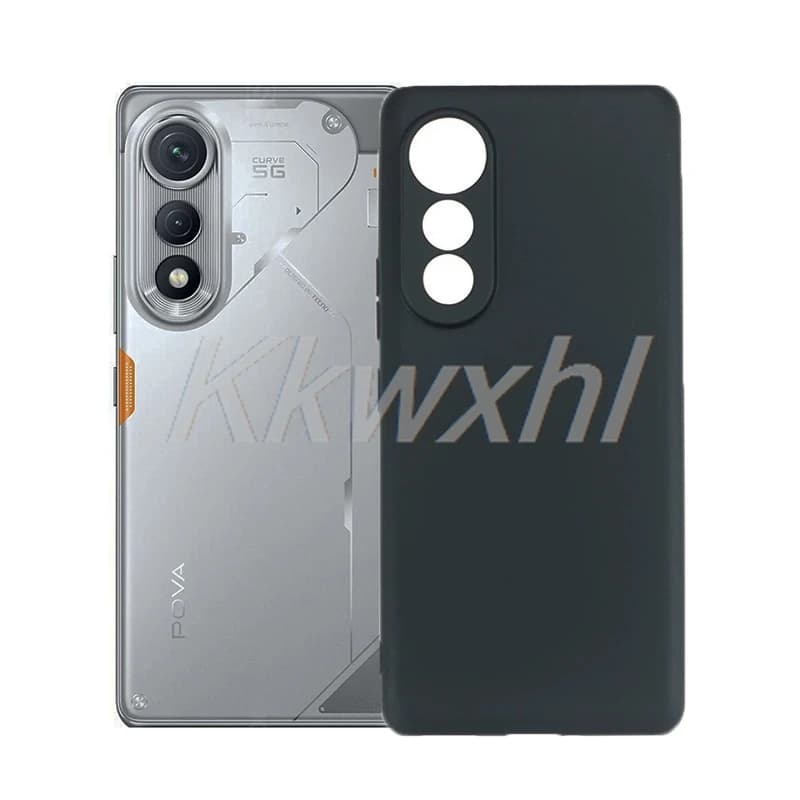 Per Tecno Pova Curve 5G LJ8k PovaCurve 2025 TecnoPovaCurve 6.78 "Smartphone Telefono Custodia protettiva posteriore originale Custodia morbida in TPU