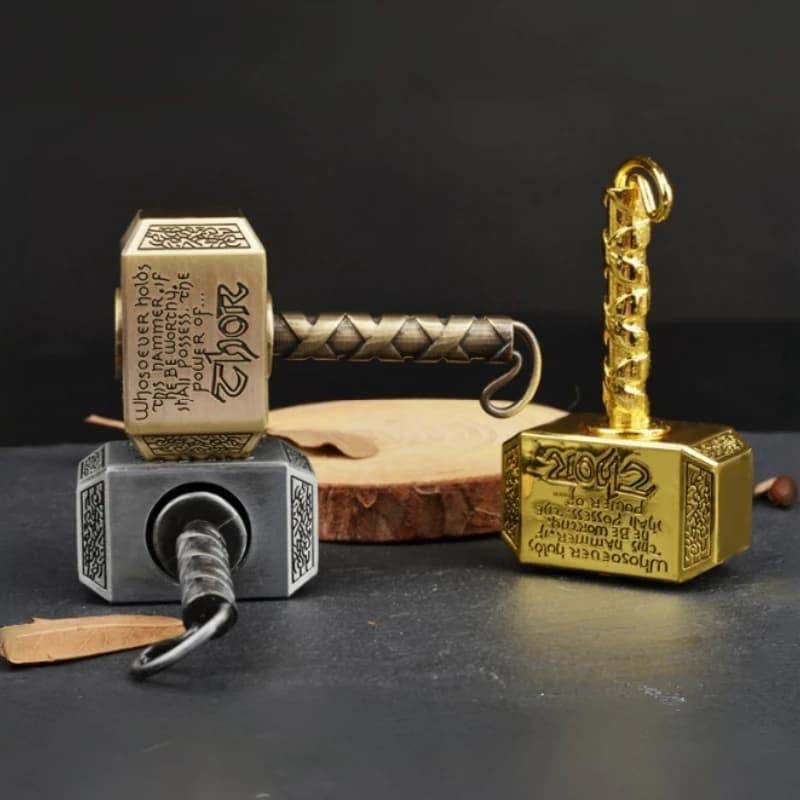 Originale edc Thors Battle Hammer Metallo Fidget Spinner Il Potente Mjolnir Modello Giocattolo Alleviare Lo Stress Giocattoli Per Bambini Regalo