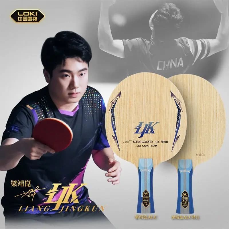 LOKI Liang Jingkun ALC Professional ping pong rack with carbon fiber blade