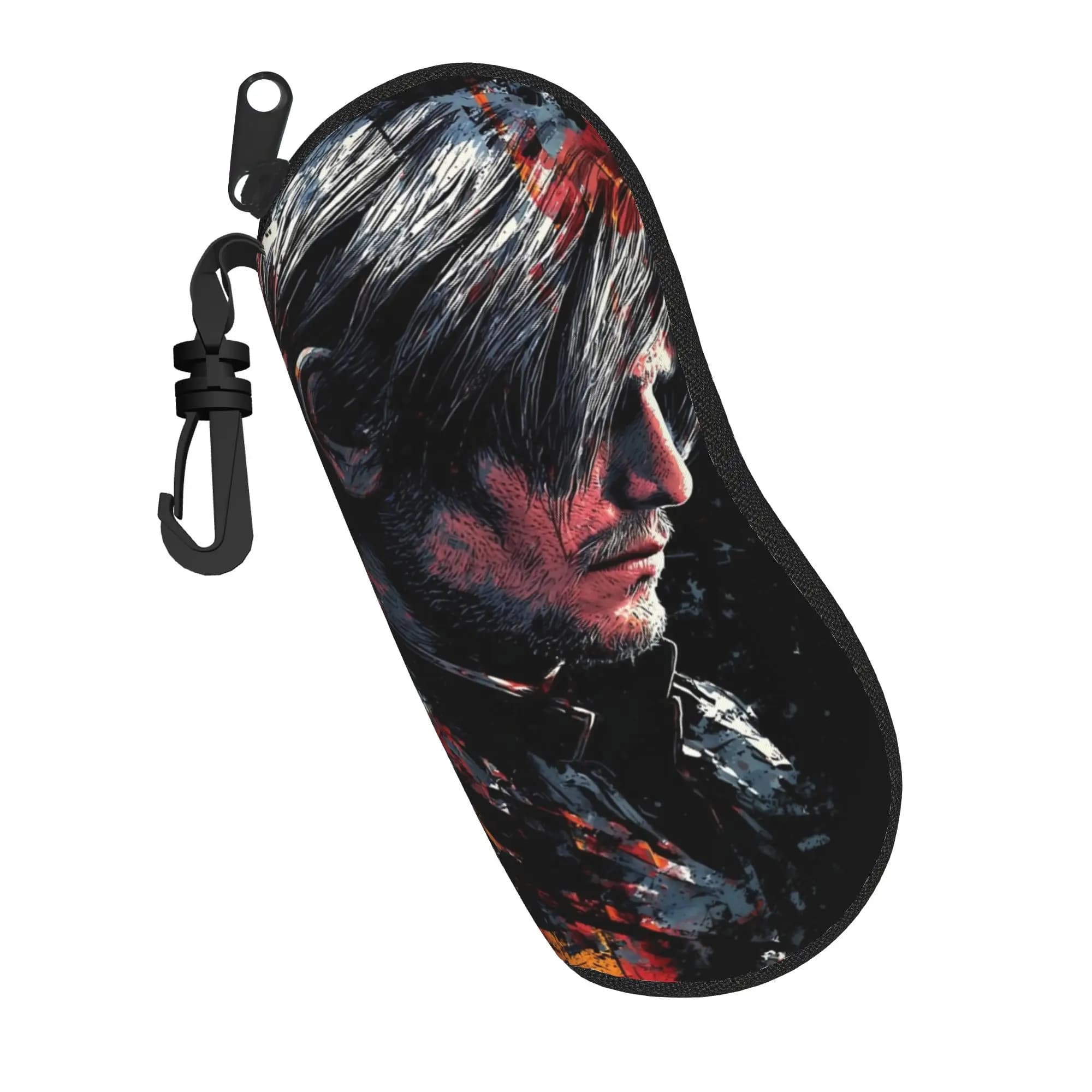 Grizzled Leon Kennedy RE9 Jacket RPD Rookie Unisex Glass Case Lightweight With Hinge RE Eviled Sunglasses Box