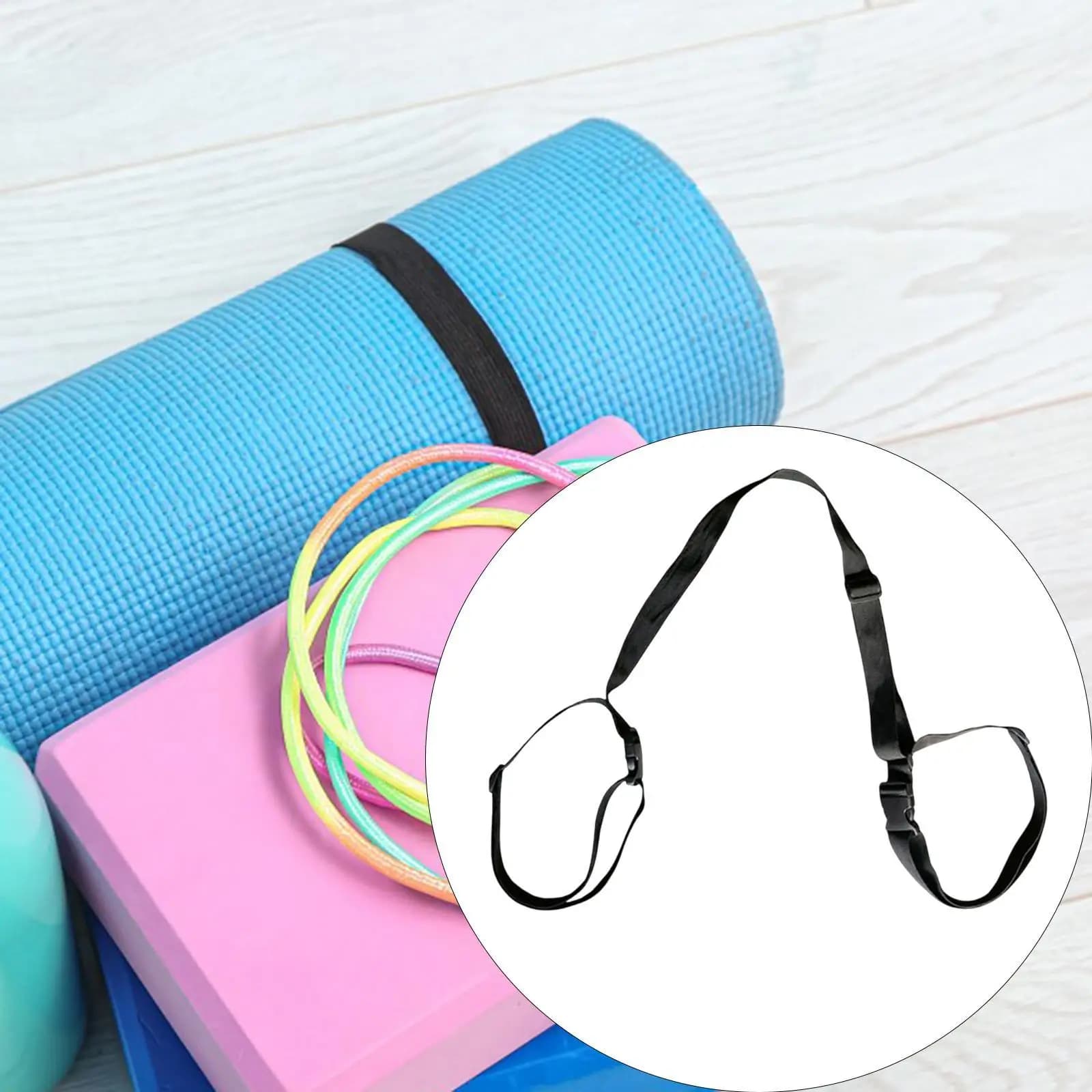 Yoga Mat Carrier Strap Adjustable Handsfree Sling Belt for Outdoor Picnic Fitness Gym Pilates Mats